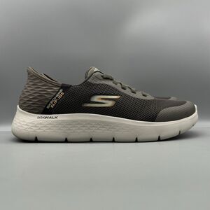 SKECHERS Go Walk Flex Brown Slip-ins Sneaker Men's Size 10.5 Extra Wide Fit